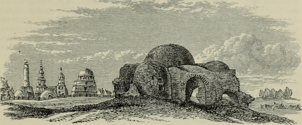 An illustration from The book of Ser Marco Polo : the Venetian concerning the kingdoms and marvels of the East, 1903, leaf 304