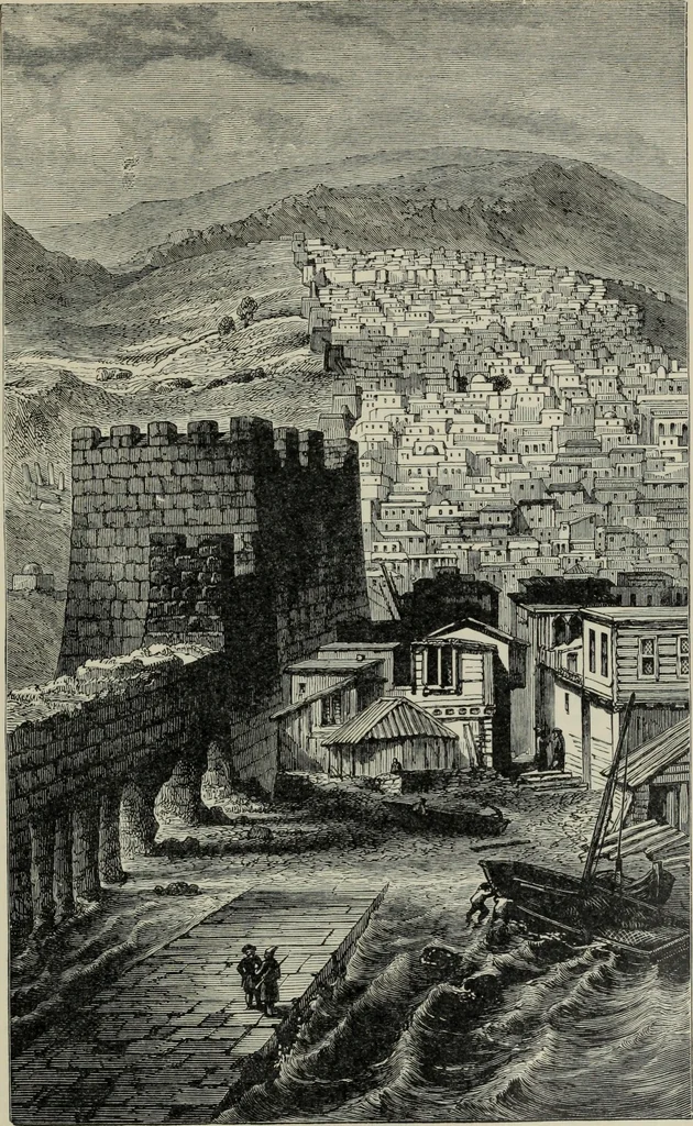 An illustration from The book of Ser Marco Polo : the Venetian concerning the kingdoms and marvels of the East, 1903, leaf 358