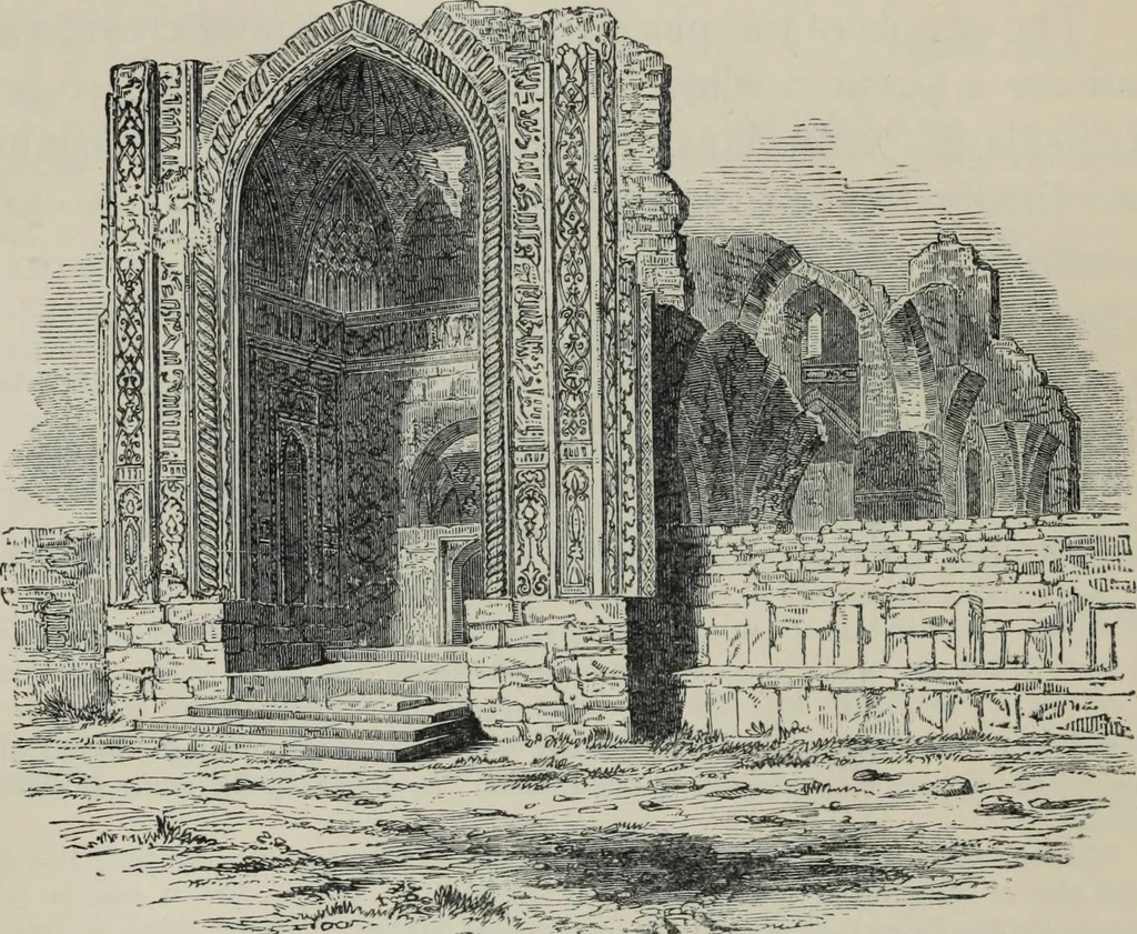 An illustration from The book of Ser Marco Polo : the Venetian concerning the kingdoms and marvels of the East, 1903, leaf 379
