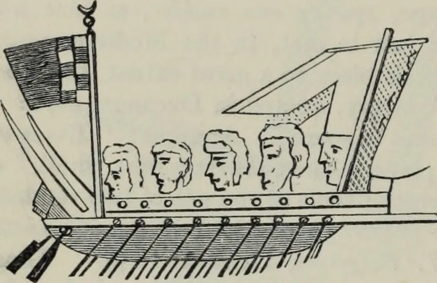 An illustration from The book of Ser Marco Polo : the Venetian concerning the kingdoms and marvels of the East, 1903, leaf 424