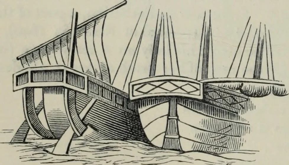 An illustration from The book of Ser Marco Polo : the Venetian concerning the kingdoms and marvels of the East, 1903, leaf 424