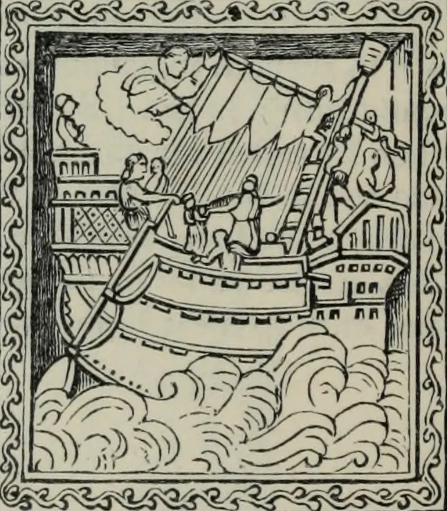 An illustration from The book of Ser Marco Polo : the Venetian concerning the kingdoms and marvels of the East, 1903, leaf 424