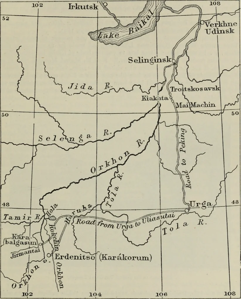 An illustration from The book of Ser Marco Polo : the Venetian concerning the kingdoms and marvels of the East, 1903, leaf 538