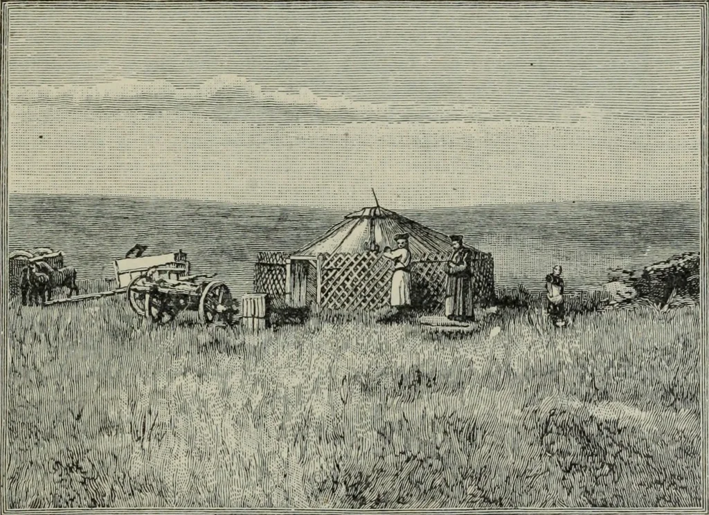 An illustration from The book of Ser Marco Polo : the Venetian concerning the kingdoms and marvels of the East, 1903, leaf 562