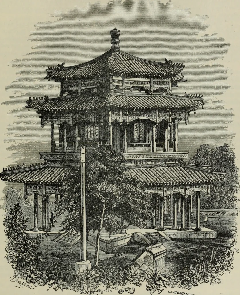 An illustration from The book of Ser Marco Polo : the Venetian concerning the kingdoms and marvels of the East, 1903, leaf 618