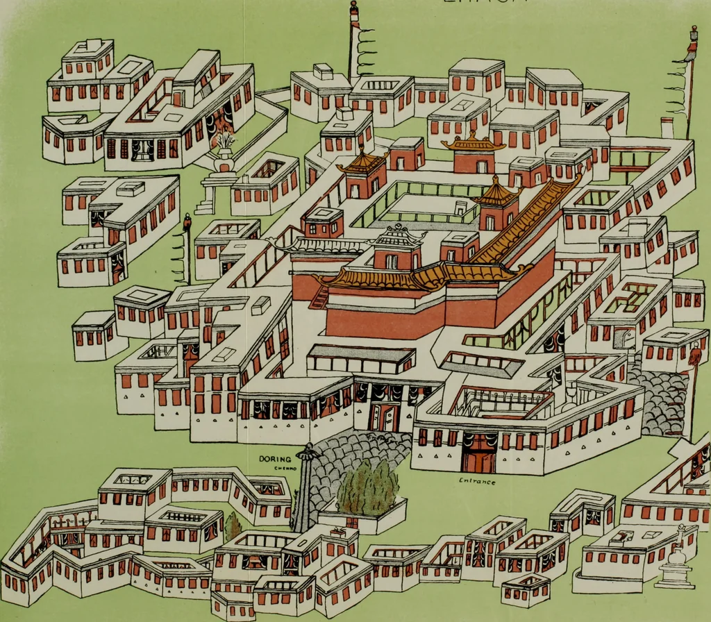 An illustration from The book of Ser Marco Polo : the Venetian concerning the kingdoms and marvels of the East, 1903, leaf 631