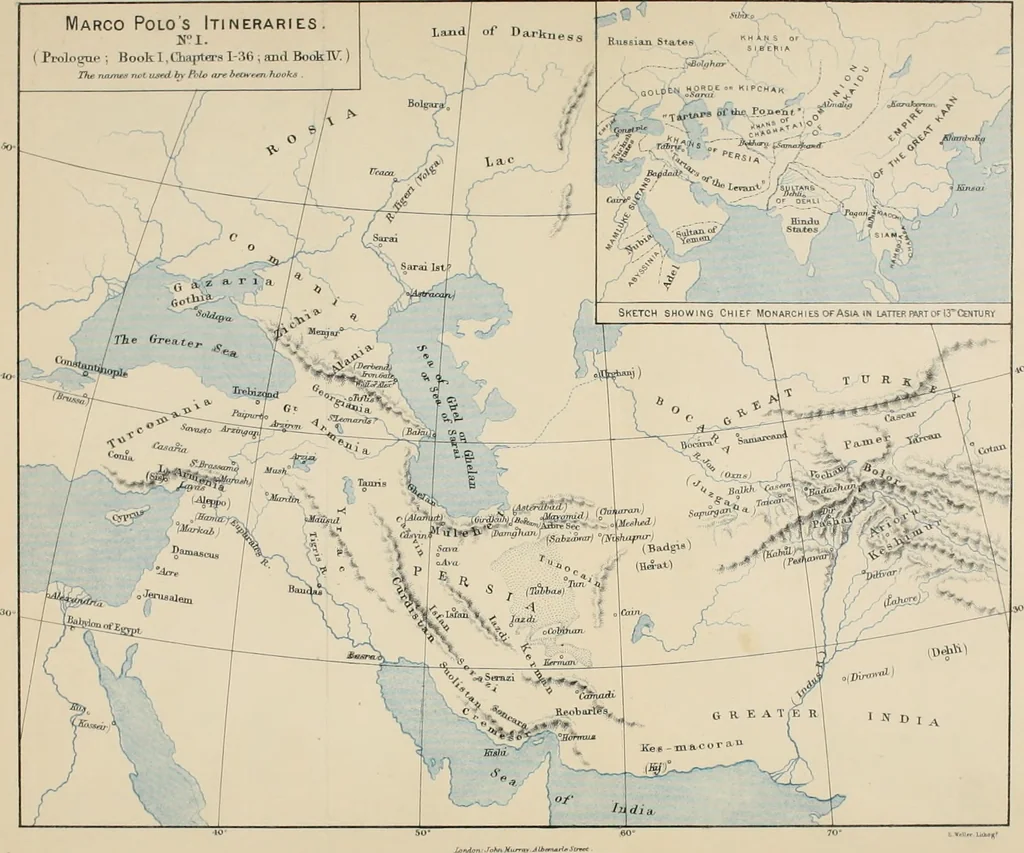 An illustration from The book of Ser Marco Polo, the Venetian : concerning the kingdoms and marvels of the East, 1871, leaf 175