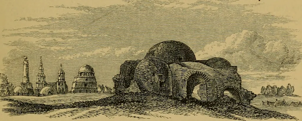An illustration from The book of Ser Marco Polo, the Venetian : concerning the kingdoms and marvels of the East, 1871, leaf 184