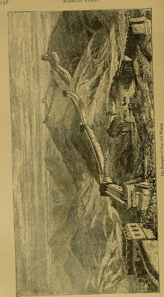 An illustration from The book of Ser Marco Polo, the Venetian : concerning the kingdoms and marvels of the East, 1871, leaf 445