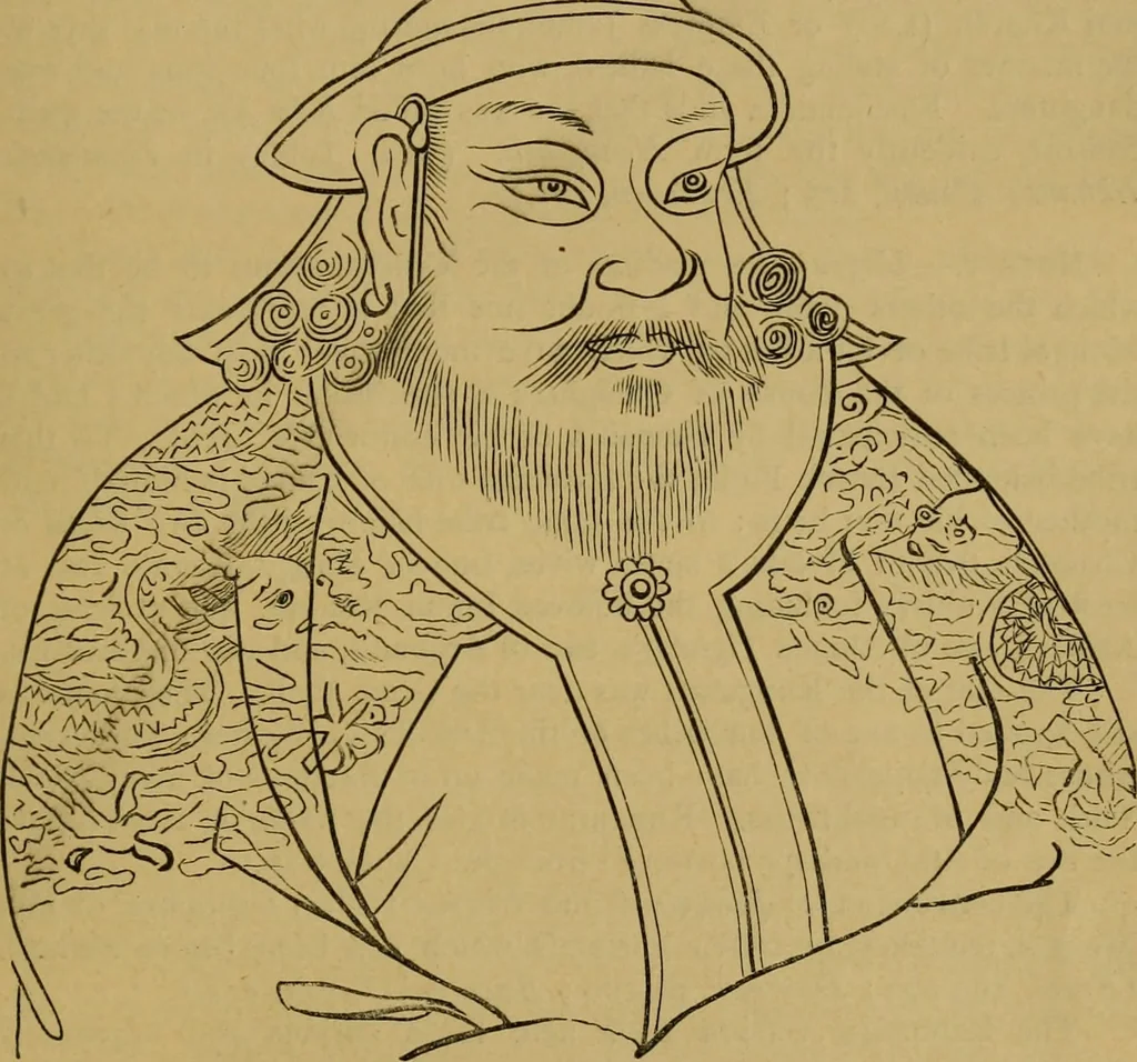 An illustration from The book of Ser Marco Polo, the Venetian : concerning the kingdoms and marvels of the East, 1871, leaf 508