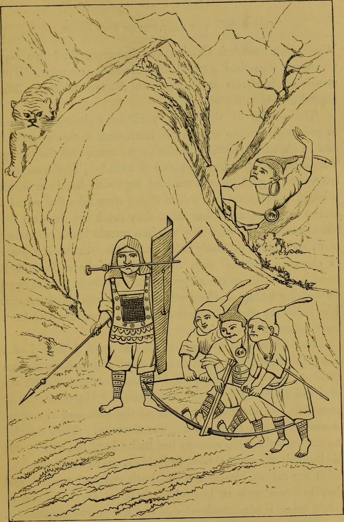 An illustration from The book of Ser Marco Polo, the Venetian : concerning the kingdoms and marvels of the East, 1871, leaf 78