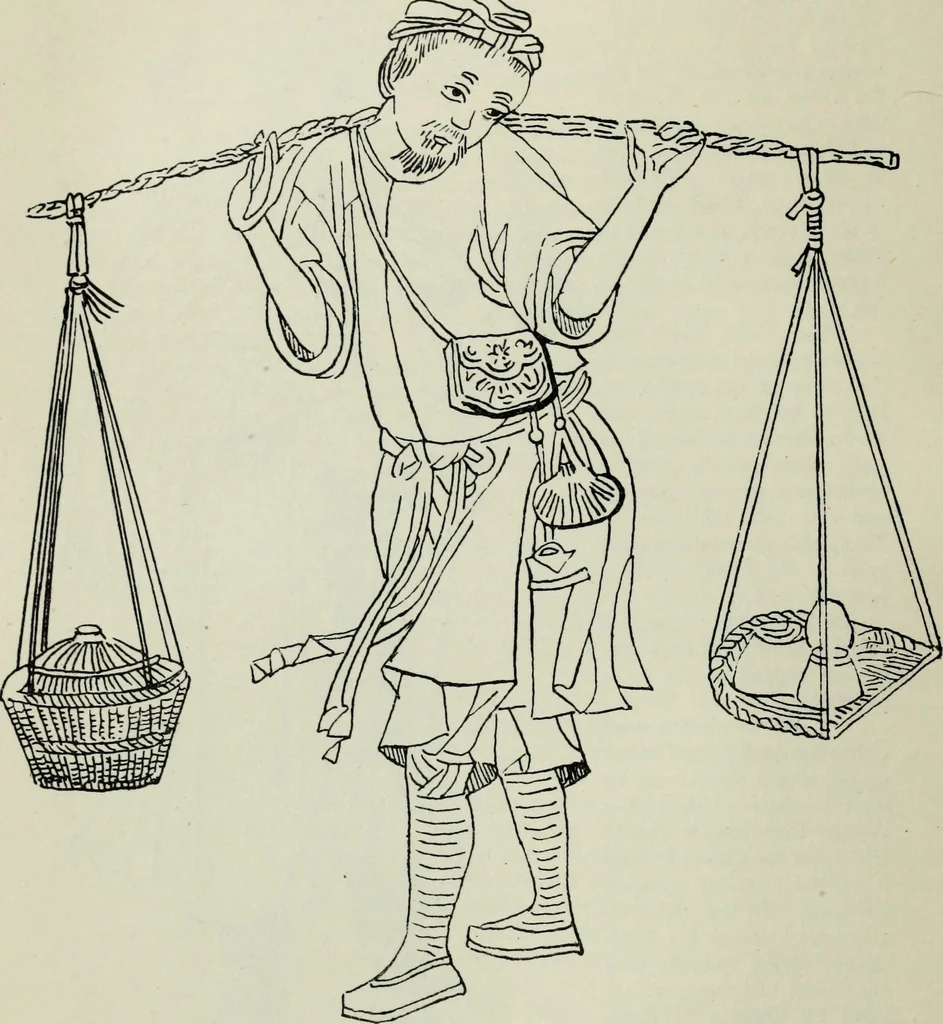 An illustration from The book of Ser Marco Polo : the Venetian concerning the kingdoms and marvels of the East, 1903, leaf 100