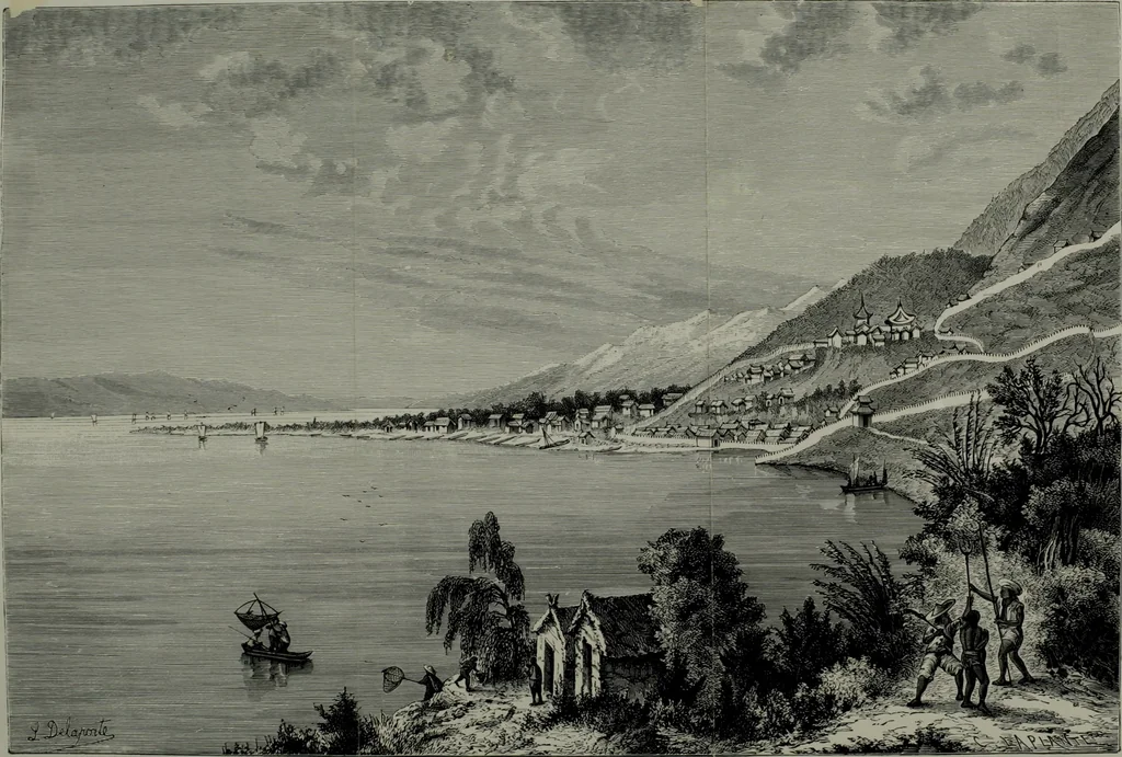 An illustration from The book of Ser Marco Polo : the Venetian concerning the kingdoms and marvels of the East, 1903, leaf 119