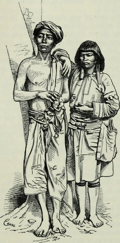 An illustration from The book of Ser Marco Polo : the Venetian concerning the kingdoms and marvels of the East, 1903, leaf 134
