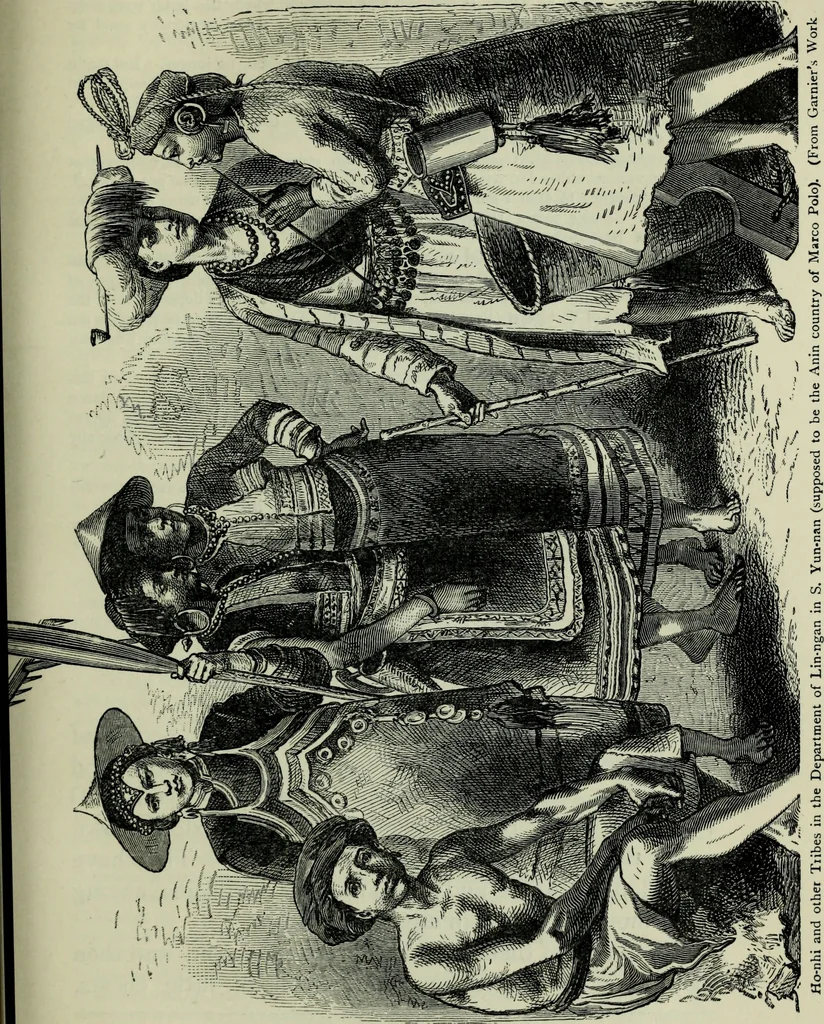 An illustration from The book of Ser Marco Polo : the Venetian concerning the kingdoms and marvels of the East, 1903, leaf 167