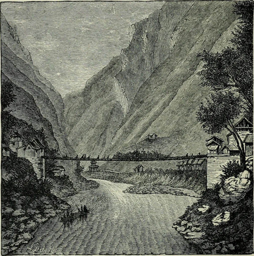 An illustration from The book of Ser Marco Polo : the Venetian concerning the kingdoms and marvels of the East, 1903, leaf 176
