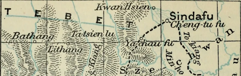 An illustration from The book of Ser Marco Polo : the Venetian concerning the kingdoms and marvels of the East, 1903, leaf 178