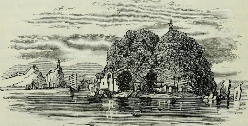 An illustration from The book of Ser Marco Polo : the Venetian concerning the kingdoms and marvels of the East, 1903, leaf 222