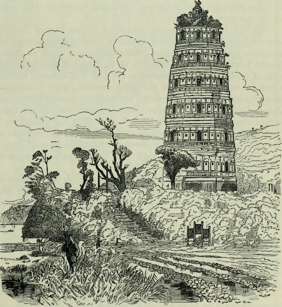 An illustration from The book of Ser Marco Polo : the Venetian concerning the kingdoms and marvels of the East, 1903, leaf 247