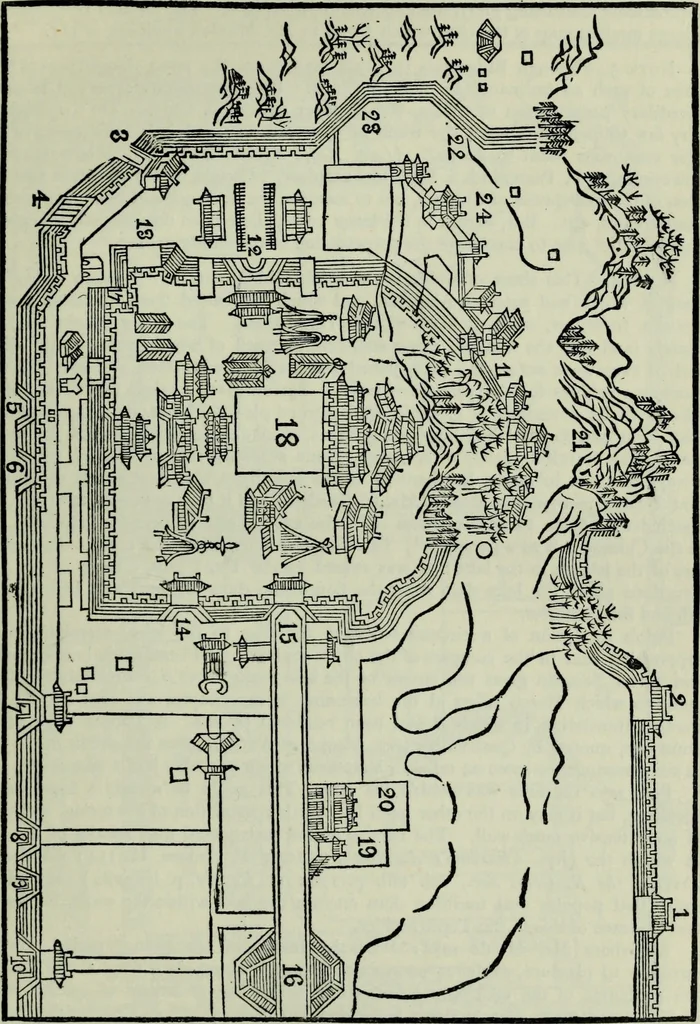 An illustration from The book of Ser Marco Polo : the Venetian concerning the kingdoms and marvels of the East, 1903, leaf 249