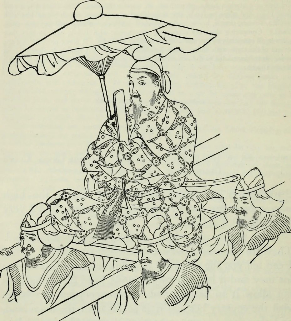 An illustration from The book of Ser Marco Polo : the Venetian concerning the kingdoms and marvels of the East, 1903, leaf 314