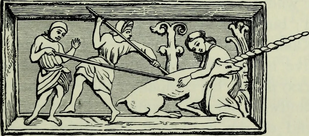 An illustration from The book of Ser Marco Polo : the Venetian concerning the kingdoms and marvels of the East, 1903, leaf 351