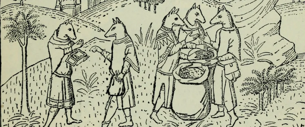 An illustration from The book of Ser Marco Polo : the Venetian concerning the kingdoms and marvels of the East, 1903, leaf 371