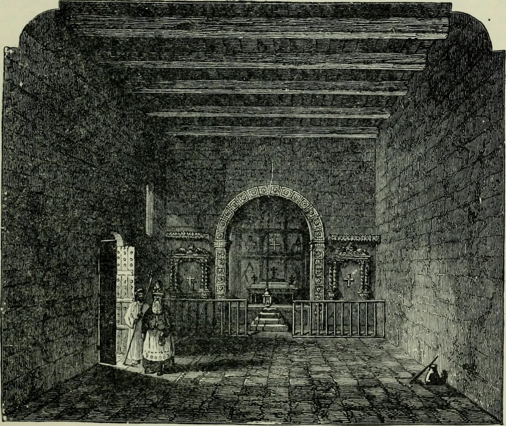 An illustration from The book of Ser Marco Polo : the Venetian concerning the kingdoms and marvels of the East, 1903, leaf 443