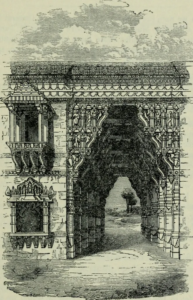 An illustration from The book of Ser Marco Polo : the Venetian concerning the kingdoms and marvels of the East, 1903, leaf 457