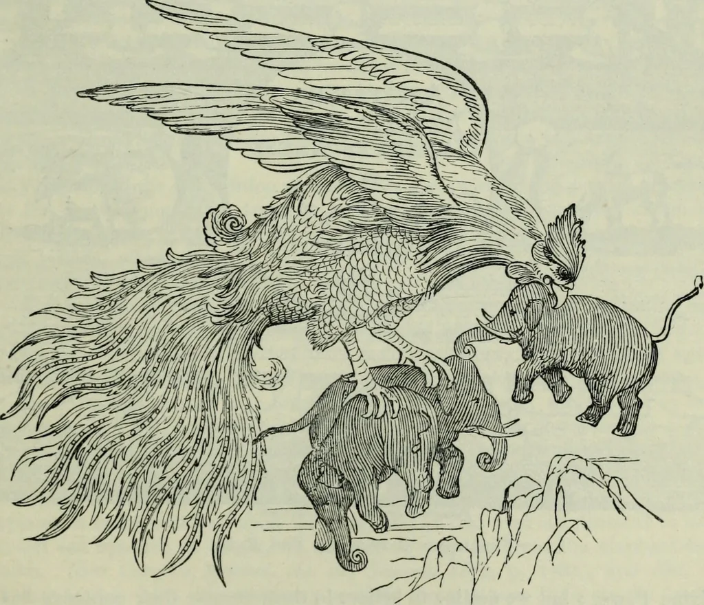 An illustration from The book of Ser Marco Polo : the Venetian concerning the kingdoms and marvels of the East, 1903, leaf 479