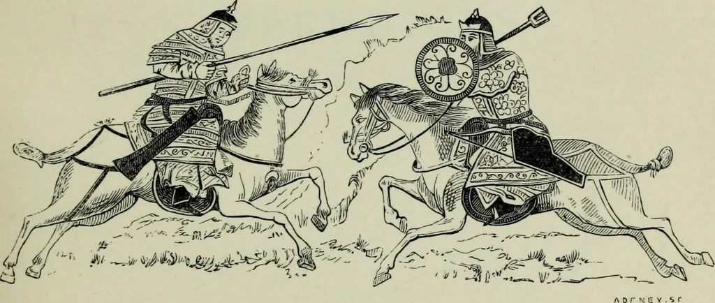 An illustration from The book of Ser Marco Polo : the Venetian concerning the kingdoms and marvels of the East, 1903, leaf 570