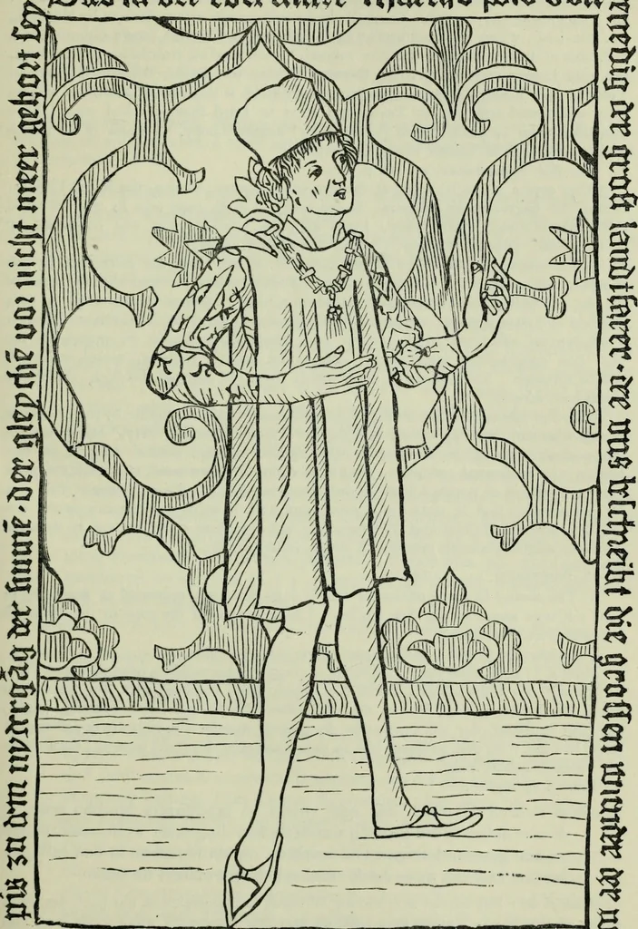 An illustration from The book of Ser Marco Polo : the Venetian concerning the kingdoms and marvels of the East, 1903, leaf 624