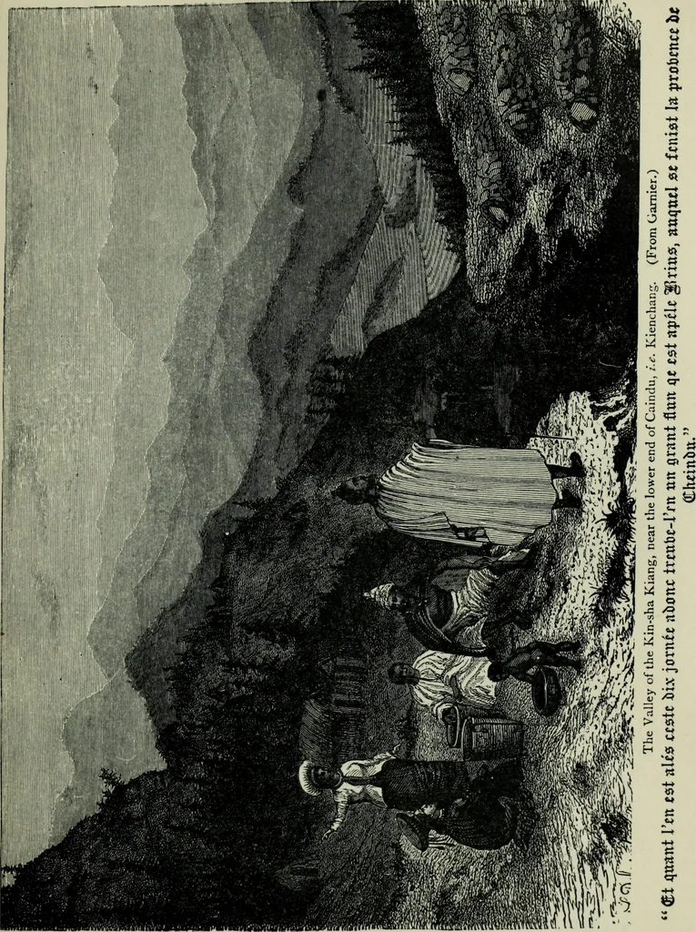 An illustration from The book of Ser Marco Polo : the Venetian concerning the kingdoms and marvels of the East, 1903, leaf 93