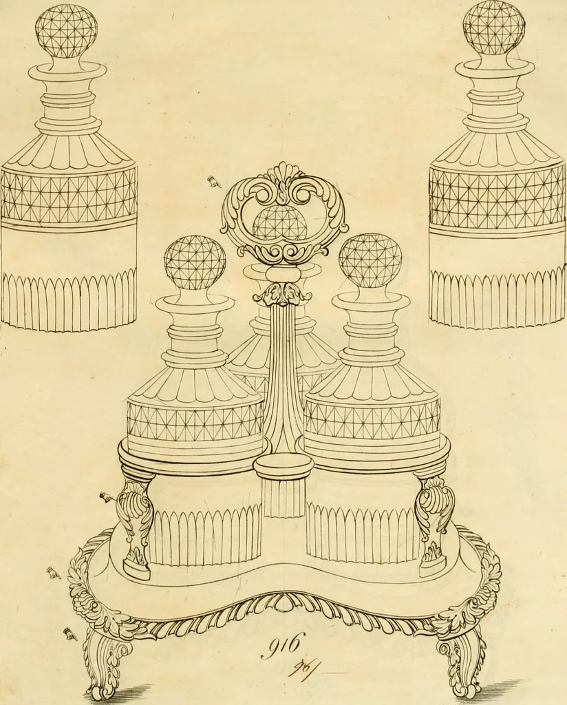 An illustration from [Book of silver patterns], 1820, leaf 100