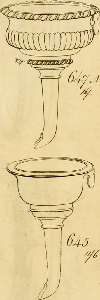 An illustration from [Book of silver patterns], 1820, leaf 108