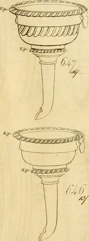 An illustration from [Book of silver patterns], 1820, leaf 108