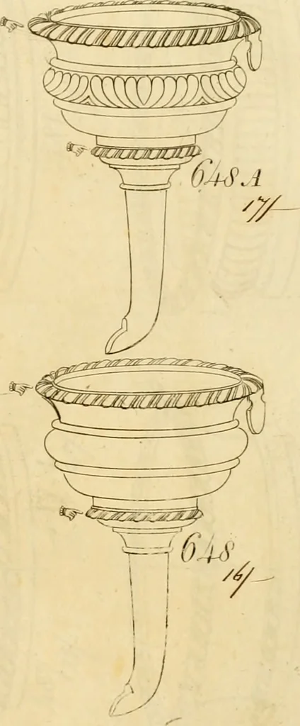 An illustration from [Book of silver patterns], 1820, leaf 108