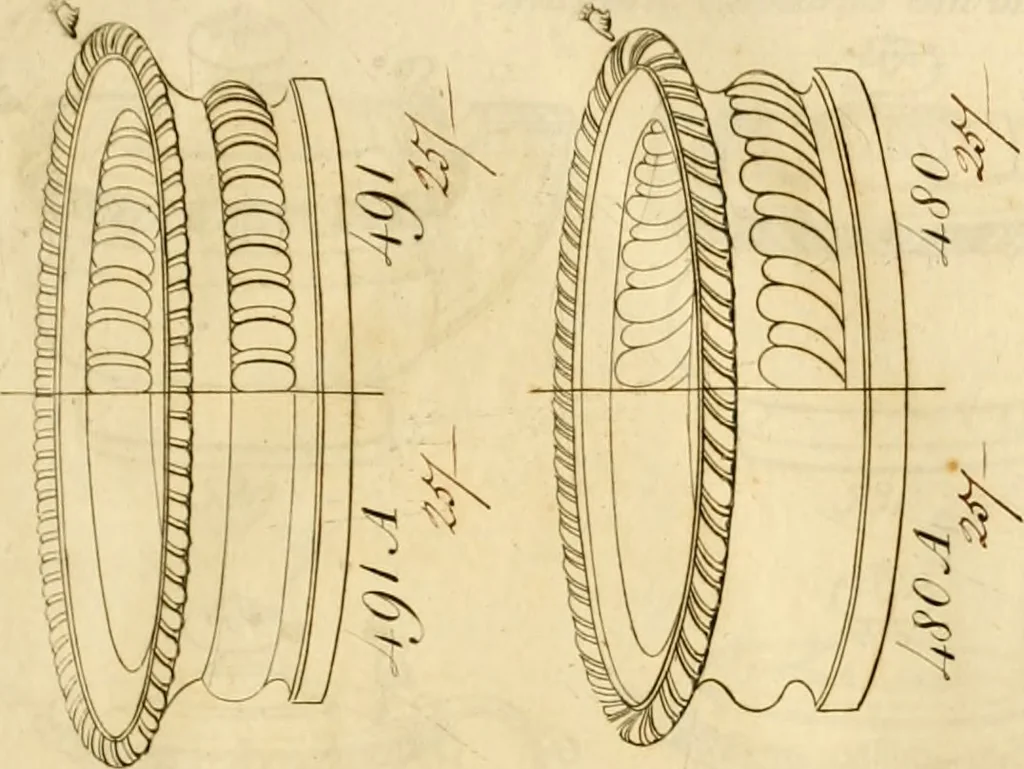 An illustration from [Book of silver patterns], 1820, leaf 110
