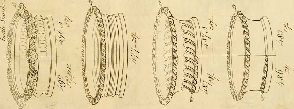 An illustration from [Book of silver patterns], 1820, leaf 110
