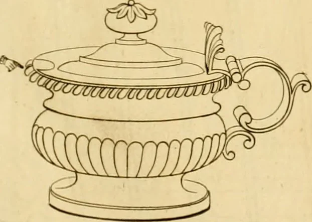 An illustration from [Book of silver patterns], 1820, leaf 112