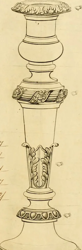An illustration from [Book of silver patterns], 1820, leaf 12