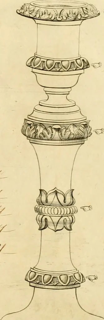 An illustration from [Book of silver patterns], 1820, leaf 12