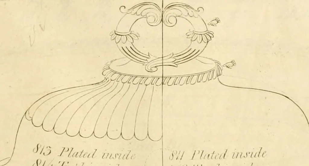 An illustration from [Book of silver patterns], 1820, leaf 124