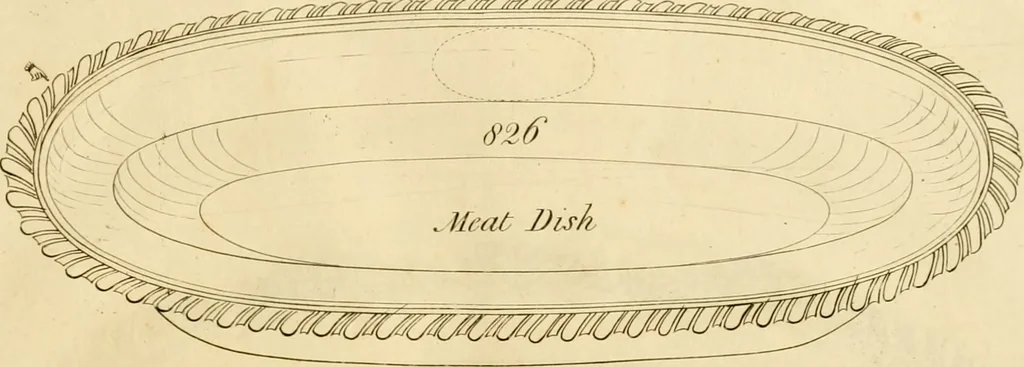 An illustration from [Book of silver patterns], 1820, leaf 126