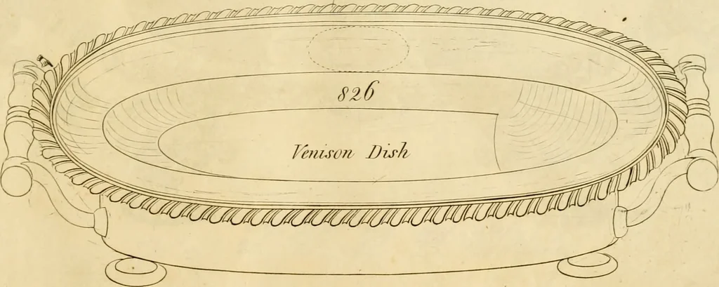 An illustration from [Book of silver patterns], 1820, leaf 126