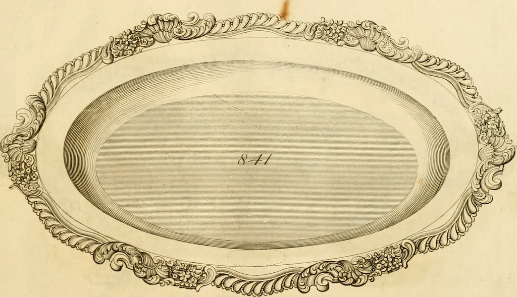 An illustration from [Book of silver patterns], 1820, leaf 134