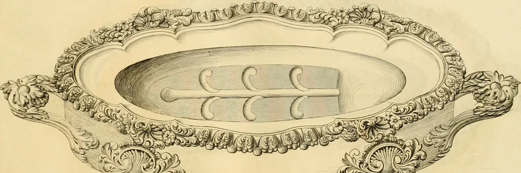 An illustration from [Book of silver patterns], 1820, leaf 136