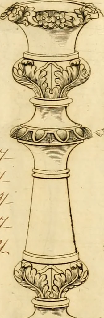An illustration from [Book of silver patterns], 1820, leaf 14