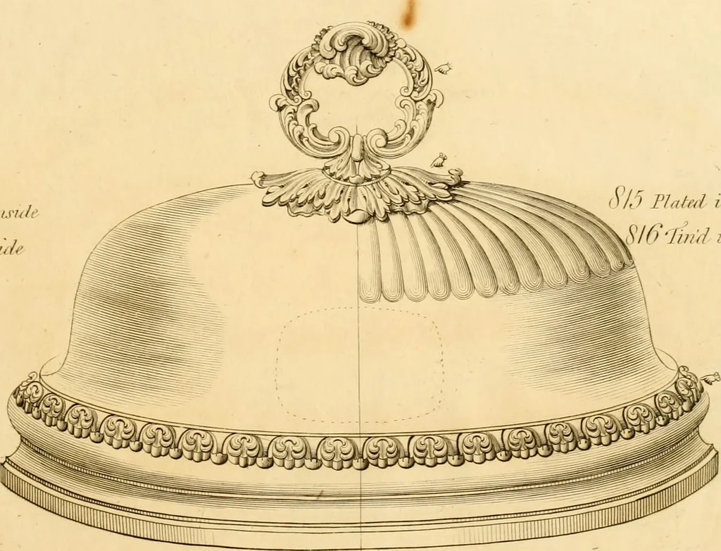 An illustration from [Book of silver patterns], 1820, leaf 140