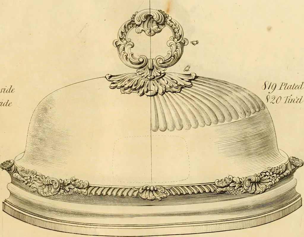 An illustration from [Book of silver patterns], 1820, leaf 142